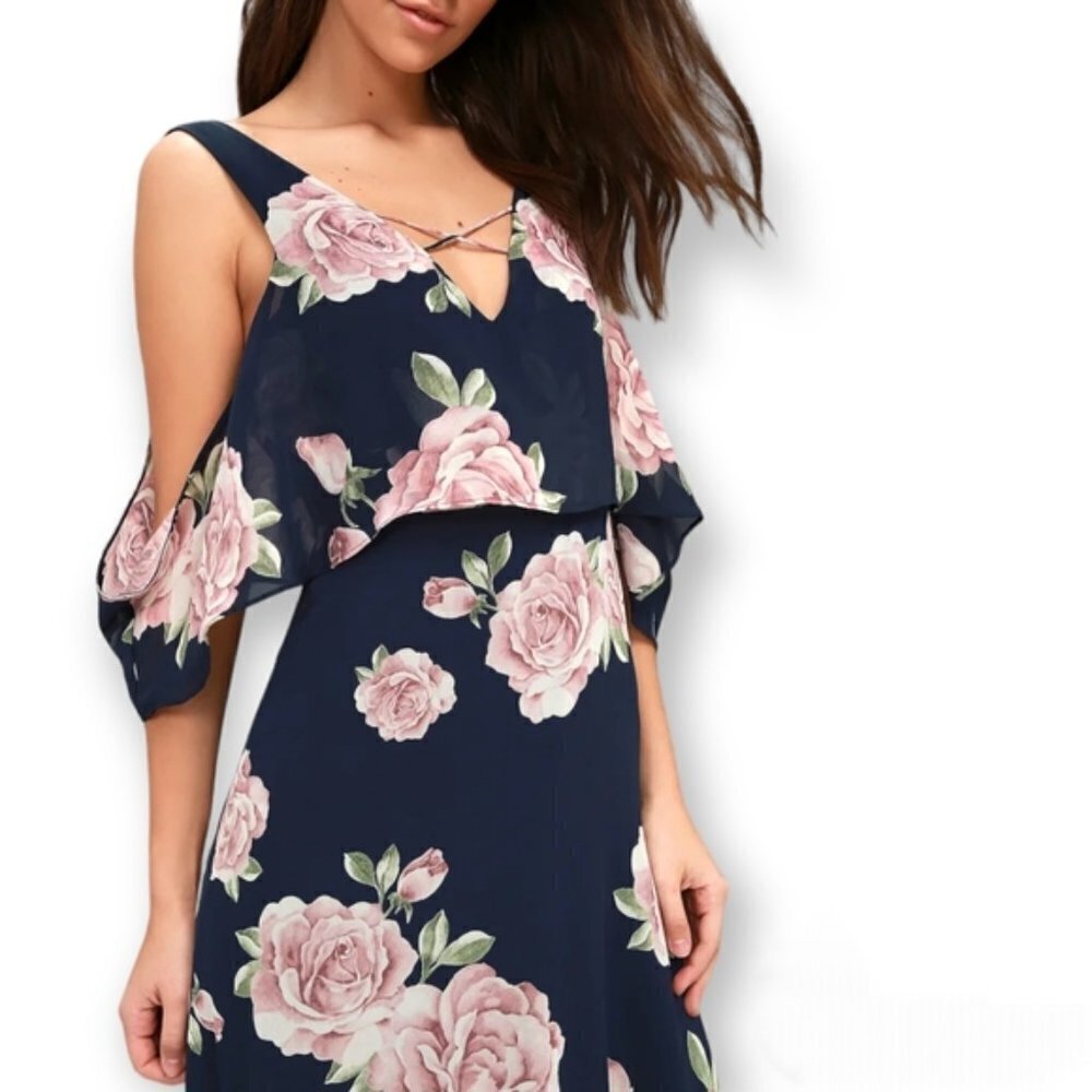 Lulus The Very Thought of You Floral Print Maxi Dress - Picture 4 of 12